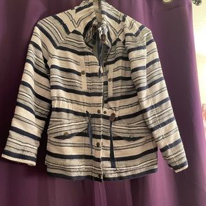 Blue and White Jacket